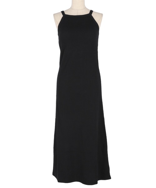 coca（coca）（コカ）の「【WEB限定セール】外で着られるブラワンピース OUT BRA ホルターネックカップ付きワンピース（ワンピース・レディース・チャコール/ブラック・S/M/L）」の21枚目の写真