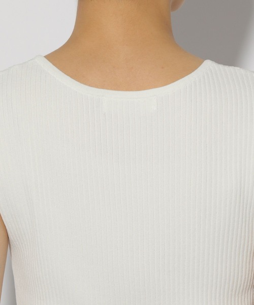 Elura（エルーラ）の「サラサラタッチリブプルオーバー/321516（ニット/セーター・レディース・ダークブラウン/ホワイト/ブラック・FREE）」の18枚目の写真