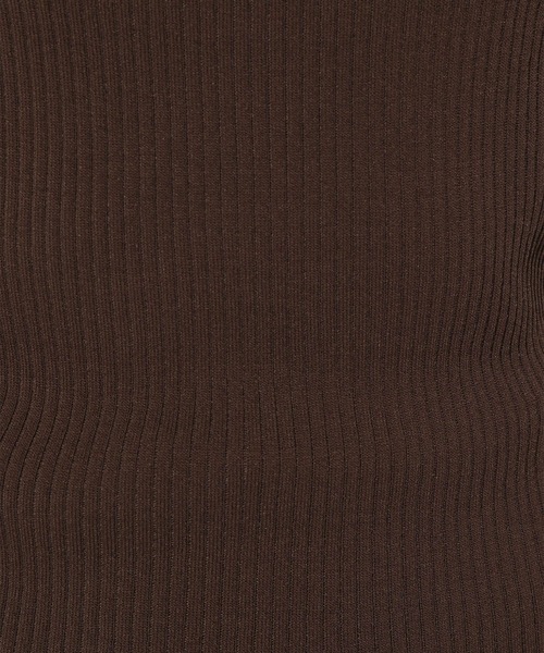 Elura（エルーラ）の「サラサラタッチリブプルオーバー/321516（ニット/セーター・レディース・ダークブラウン/ホワイト/ブラック・FREE）」の21枚目の写真