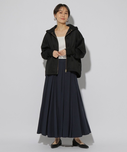 Elura（エルーラ）の「サラサラタッチリブプルオーバー/321516（ニット/セーター・レディース・ダークブラウン/ホワイト/ブラック・FREE）」の9枚目の写真