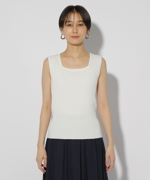 Elura（エルーラ）の「サラサラタッチリブプルオーバー/321516（ニット/セーター・レディース・ダークブラウン/ホワイト/ブラック・FREE）」の12枚目の写真