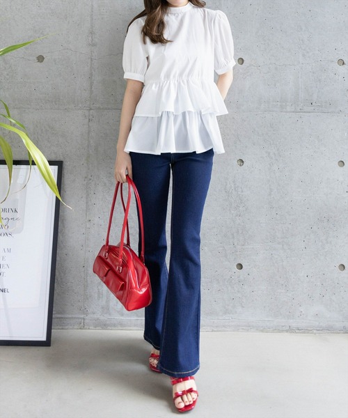 clear（クリア）の「リボンサンダル[バレエコア ガーリー]（サンダル・レディース・レッド/ブラック/シルバー・M/L）」の11枚目の写真