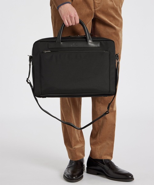 Paul Smith ブラック キャリーとブリーフケース PS Paul Smith ビジネス 2WAYブリーフケース ｜ポール・スミス
