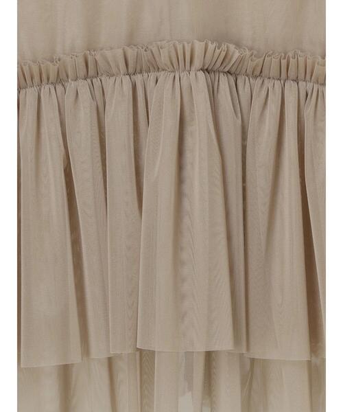 Te chichi（テチチ）の「チュールティアードギャザーマルチベスト（シャツ/ブラウス・レディース・チャコールグレー/ベージュ・F）」の19枚目の写真