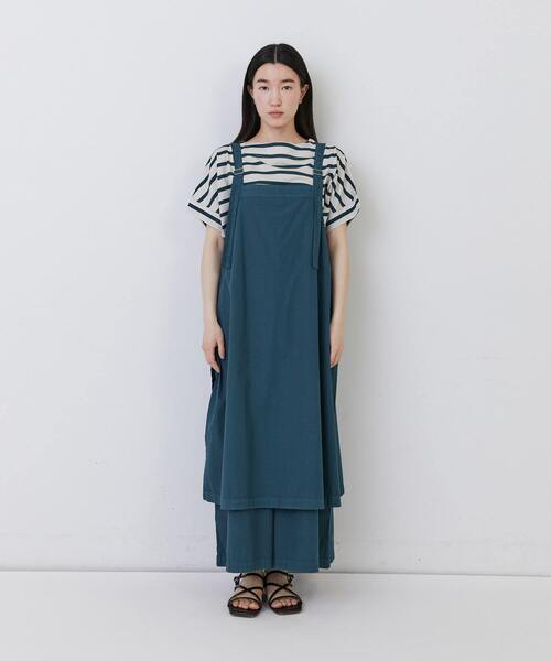 conges payes ADIEU TRISTESSE(コンジェ ペイエ アデュートリステス)の「【1月ベストセラーブランド内4位】レイヤードサロペット(サロペット/オーバーオール・レディース・インディゴブルー/グリーン/ブラウン/ブラック・38)」の9枚目の写真