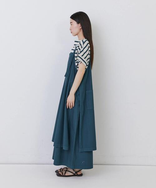 conges payes ADIEU TRISTESSE(コンジェ ペイエ アデュートリステス)の「【1月ベストセラーブランド内4位】レイヤードサロペット(サロペット/オーバーオール・レディース・インディゴブルー/グリーン/ブラウン/ブラック・38)」の10枚目の写真