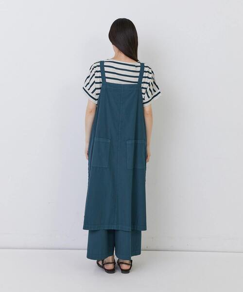 conges payes ADIEU TRISTESSE(コンジェ ペイエ アデュートリステス)の「【1月ベストセラーブランド内4位】レイヤードサロペット(サロペット/オーバーオール・レディース・インディゴブルー/グリーン/ブラウン/ブラック・38)」の11枚目の写真