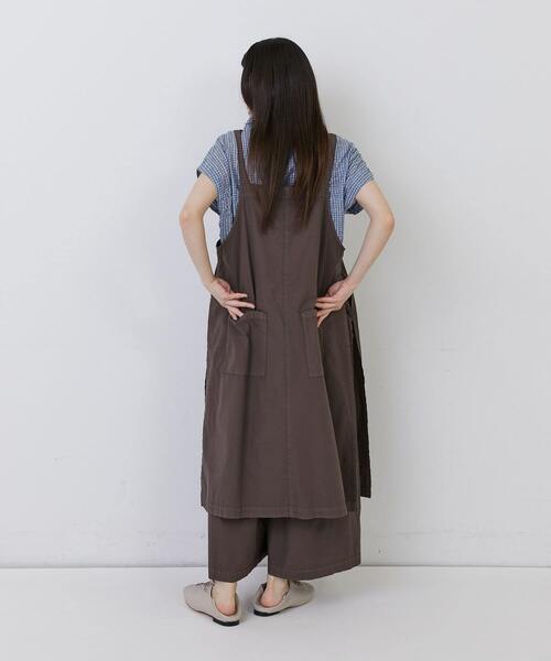 conges payes ADIEU TRISTESSE(コンジェ ペイエ アデュートリステス)の「【1月ベストセラーブランド内4位】レイヤードサロペット(サロペット/オーバーオール・レディース・インディゴブルー/グリーン/ブラウン/ブラック・38)」の14枚目の写真