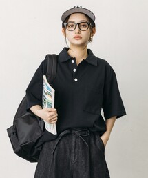 HEAVY WEIGHT / ヘビーウェイト ポロネック ショートスリーブTシャツ/10.5オンス