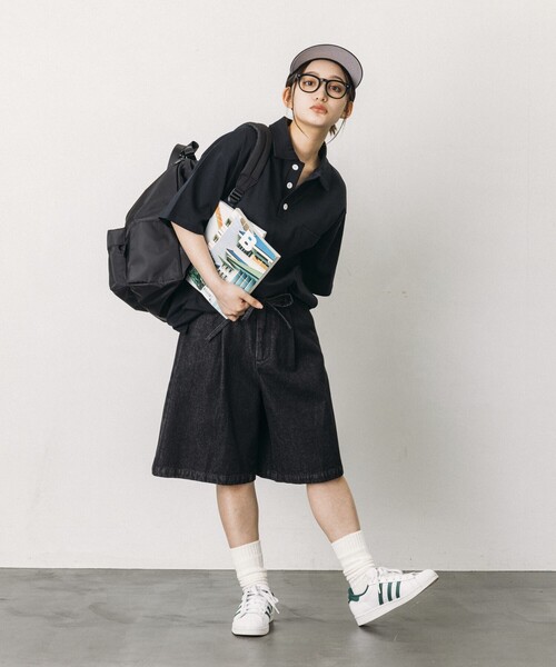 FREAK'S STORE(フリークスストア)の「HEAVY WEIGHT / ヘビーウェイト ポロネック ショートスリーブTシャツ/10.5オンス(Tシャツ/カットソー・メンズ・チャコールグレー/ブラック/ワインレッド/ベージュ/ライトグレー/ホワイト・SMALL/LARGE/MEDIUM)」の17枚目の写真