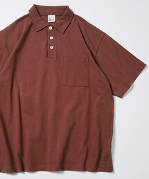 HEAVY WEIGHT / ヘビーウェイト ポロネック ショートスリーブTシャツ/10.5オンス
