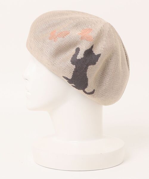 go slow caravan(ゴースローキャラバン)の「HUT/ハット koneko beret(ハンチング/ベレー帽・レディース・オレンジ系その他/ベージュ・FREE)」の11枚目の写真