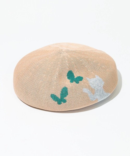 go slow caravan(ゴースローキャラバン)の「HUT/ハット koneko beret(ハンチング/ベレー帽・レディース・オレンジ系その他/ベージュ・FREE)」の4枚目の写真
