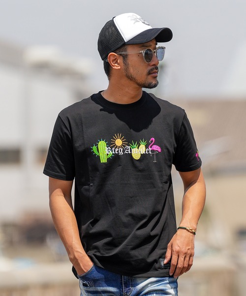 アダムスジャグラー Tシャツ S adamsJUGGLER（アダムスジャグラー）の「サーフタイムLAティー