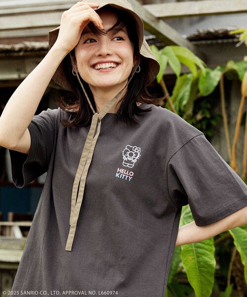 SANRIO/サンリオ 'HELLO KITTY' ロックTシャツ/ハローキティ