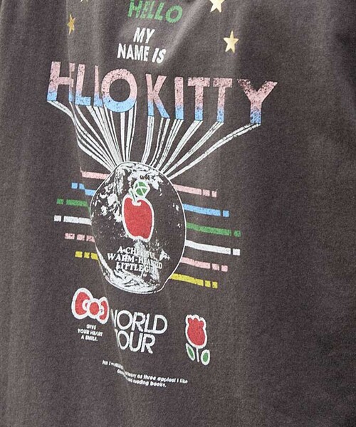 SANRIO/サンリオ 'HELLO KITTY' ロックTシャツ/ハローキティ