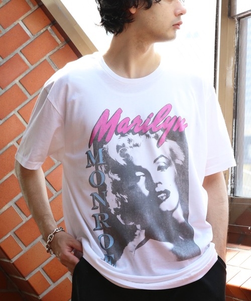 セール】マリリン・モンローTシャツ（Tシャツ/カットソー）｜8