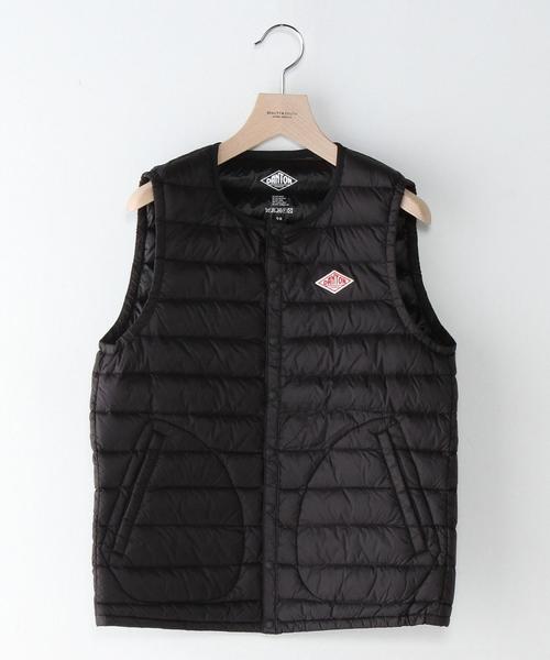 DANTON（ダントン）の「＜DANTON(ダントン）＞ INNER VEST/アウター◆（ダウンベスト・メンズ・ブラック/ネイビー・42/38/40）」の2枚目の写真