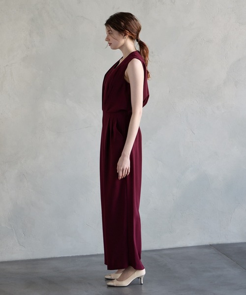 ストレートパンツオールインワンパーティードレス 結婚式 お呼ばれ