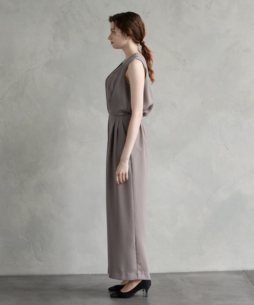 【AIMER】ストレートパンツオールインワンパーティードレス ストレートパンツオールインワンパーティードレス 結婚式 お呼ばれ