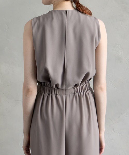 AIMER ストレート オールインワン ドレス　結婚式　お呼ばれ ストレートパンツオールインワンパーティードレス 結婚式 お呼ばれ