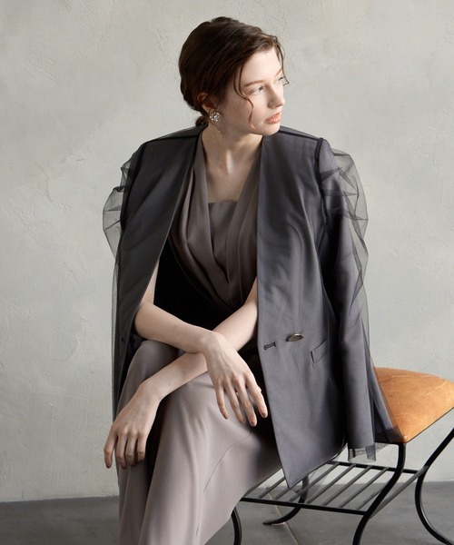 ストレートパンツオールインワンパーティードレス 結婚式 お呼ばれ