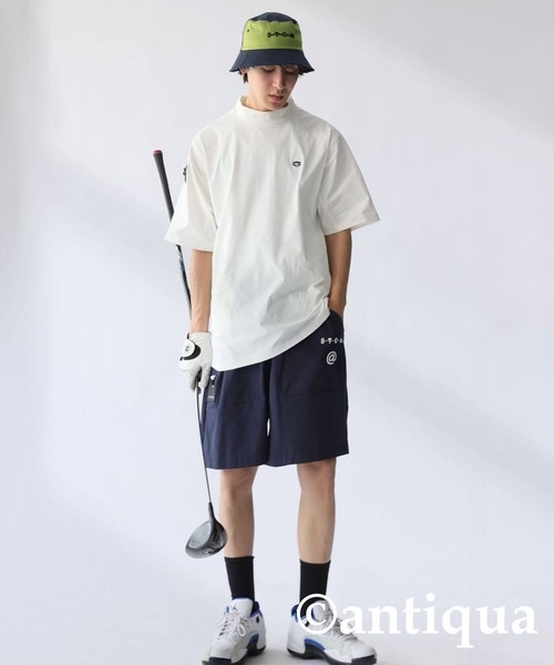 antiqua(アンティカ)の「【STCH】配色ロゴバケットハット(ハット・レディース・ライトグレー/ネイビー・L/M)」の14枚目の写真