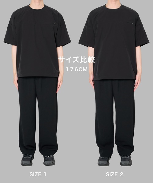 WHITE MOUNTAINEERING（ホワイトマウンテニアリング）の「【White Mountaineering/ホワイトマウンテニアリング】別注 BLK YORK SLEEVE T-SHIRT / ウォッシャブル / 透湿素材（Tシャツ/カットソー・メンズ・ブラック・000/1/2）」の9枚目の写真
