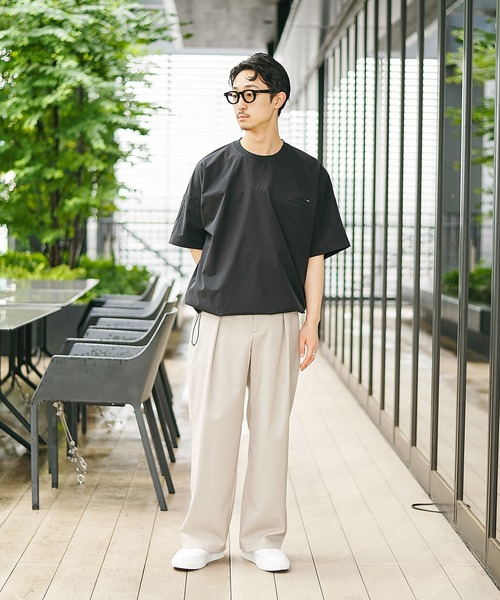 WHITE MOUNTAINEERING（ホワイトマウンテニアリング）の「【White Mountaineering/ホワイトマウンテニアリング】別注 BLK YORK SLEEVE T-SHIRT / ウォッシャブル / 透湿素材（Tシャツ/カットソー・メンズ・ブラック・000/1/2）」の11枚目の写真