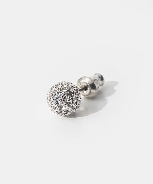 SWAROVSKI(スワロフスキー)の「Swarovski DEXTERA:PE SPHERE CRY/RHS スワロフスキー デクステラ スフィア ピアス(ピアス(両耳用)・レディース・その他・FREE)」の4枚目の写真
