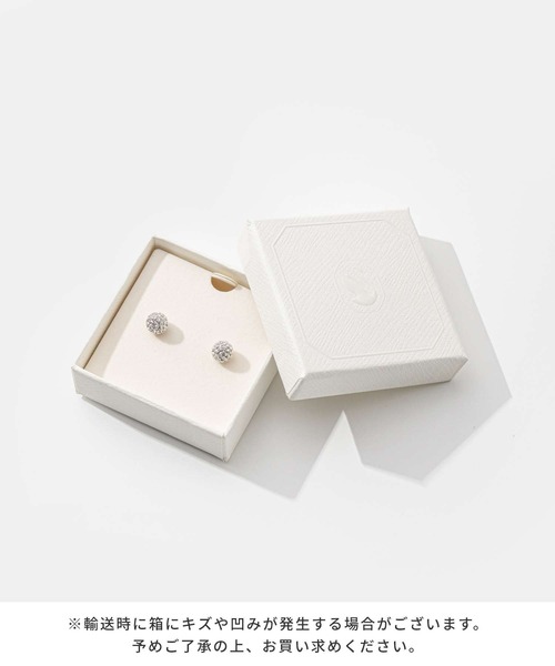 SWAROVSKI(スワロフスキー)の「Swarovski DEXTERA:PE SPHERE CRY/RHS スワロフスキー デクステラ スフィア ピアス(ピアス(両耳用)・レディース・その他・FREE)」の8枚目の写真