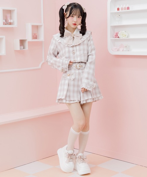 ROJITA（ロジータ）の「リボンブローチプラットフォームスニーカー（スニーカー・レディース・ホワイト/ブラック・37/38/39）」の20枚目の写真
