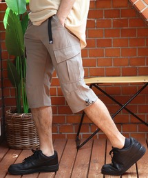 OUTDOOR PRODUCTS ストレッチ7分丈カーゴパンツ