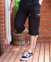 OUTDOOR PRODUCTS ストレッチ7分丈カーゴパンツ