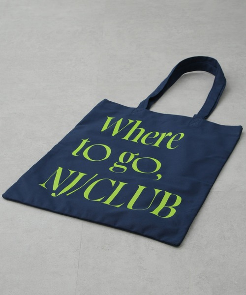 NANO universe(ナノユニバース)の「「NJ/CLUB」 グラフィックロゴトートバッグ(トートバッグ・メンズ・レッド/ベージュ/イエロー/ネイビー・FREE)」の9枚目の写真