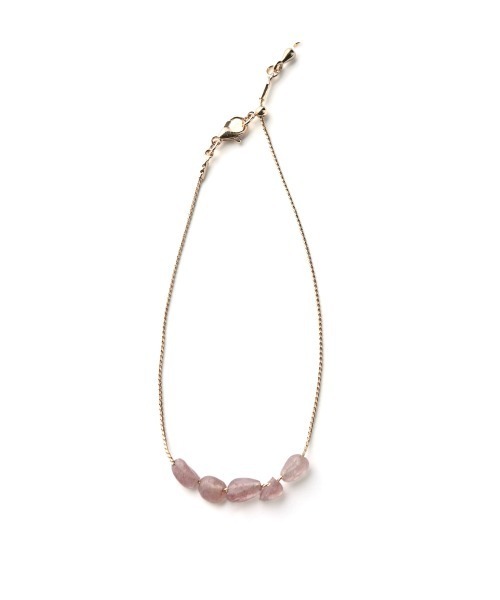 marjour(マージュール)の「COLOR STONE BRACELET(ブレスレット・レディース・ピンク/グレー・FREE)」の8枚目の写真