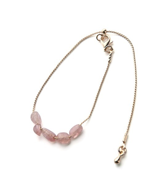 marjour(マージュール)の「COLOR STONE BRACELET(ブレスレット・レディース・ピンク/グレー・FREE)」の12枚目の写真