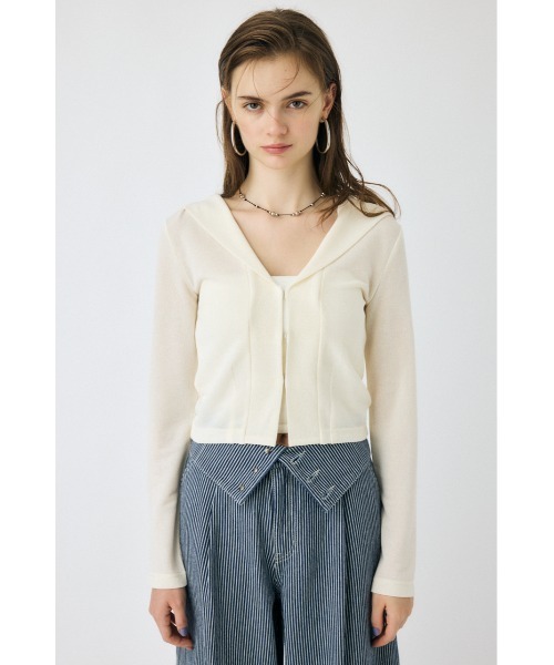 セール】SHEER HOODIE カーディガン（カーディガン/ボレロ