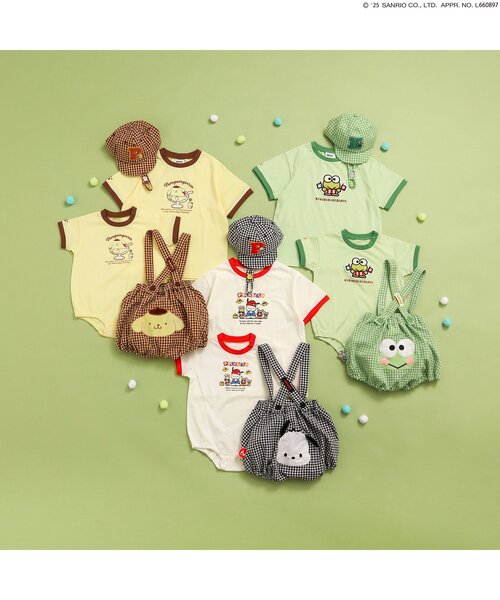 sanrio（サンリオ）の「WEB限定【サンリオキャラクターズ】モチーフリンガーTシャツ（Tシャツ/カットソー・キッズ・オフホワイト/イエロー/グリーン・90/100/110/120）」の9枚目の写真