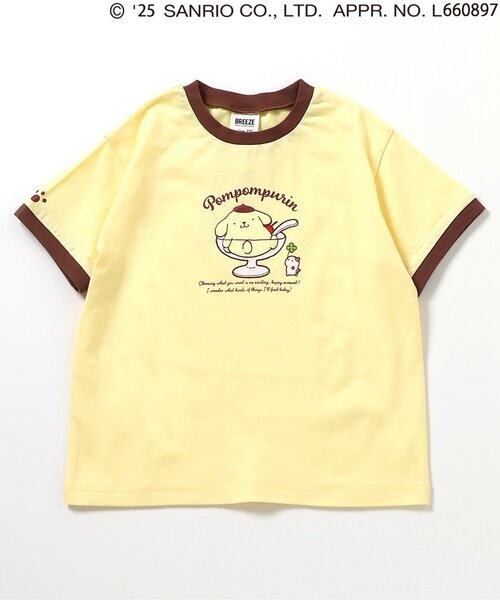 sanrio（サンリオ）の「WEB限定【サンリオキャラクターズ】モチーフリンガーTシャツ（Tシャツ/カットソー・キッズ・オフホワイト/イエロー/グリーン・90/100/110/120）」の18枚目の写真