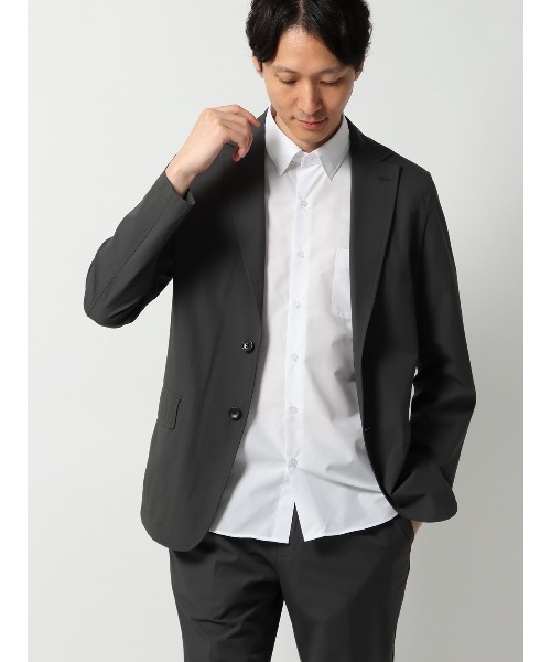 SUIT SQUARE(スーツスクエア)の「隠しボタンダウンカラーシャツ 半袖 ノンアイロン ウォッシャブル(シャツ/ブラウス・メンズ・ブルー系/ホワイト系その他/ホワイト系・S/M/L/LL)」の12枚目の写真