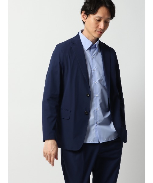 SUIT SQUARE(スーツスクエア)の「隠しボタンダウンカラーシャツ 半袖 ノンアイロン ウォッシャブル(シャツ/ブラウス・メンズ・ブルー系/ホワイト系その他/ホワイト系・S/M/L/LL)」の21枚目の写真