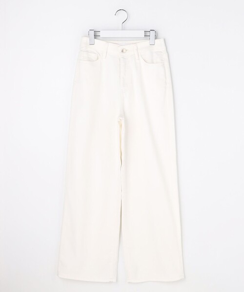 自由区（ジユウク）の「ウスカルデニムワイドストレート パンツ（デニムパンツ・レディース・ネイビー系/ダルブルー系/ダルブルー系9/アイボリー・40/38/36）」の15枚目の写真