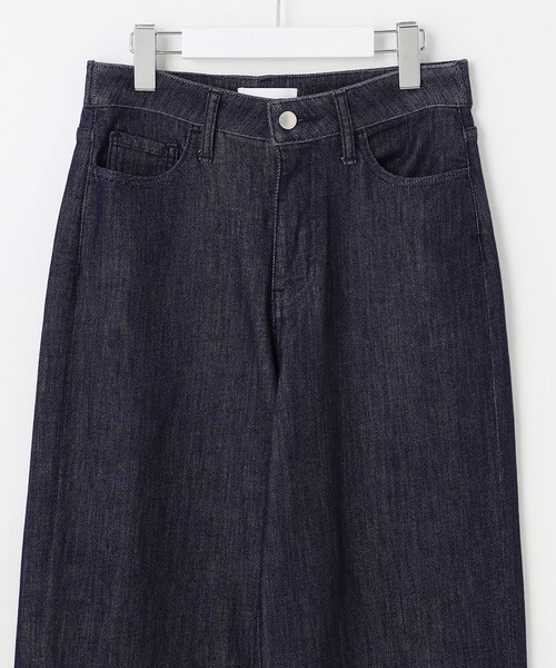 自由区（ジユウク）の「ウスカルデニムワイドストレート パンツ（デニムパンツ・レディース・ネイビー系/ダルブルー系/ダルブルー系9/アイボリー・40/38/36）」の20枚目の写真