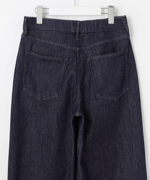 自由区（ジユウク）の「ウスカルデニムワイドストレート パンツ（デニムパンツ・レディース・ネイビー系/ダルブルー系/ダルブルー系9/アイボリー・40/38/36）」の21枚目の写真