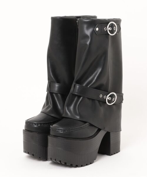 YOSUKE/ヨースケ」厚底カバードショートブーツ（ブーツ）｜YOSUKE