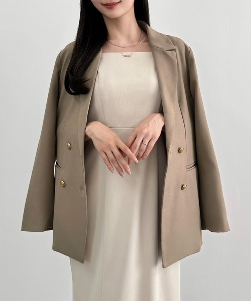 セール】バックレースアップテーラードジャケット（テーラード