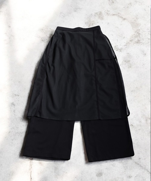 antiqua（アンティカ）の「メッシュ切替 ワイドパンツ（その他パンツ・レディース・ブラック・LARGE/MEDIUM）」の14枚目の写真