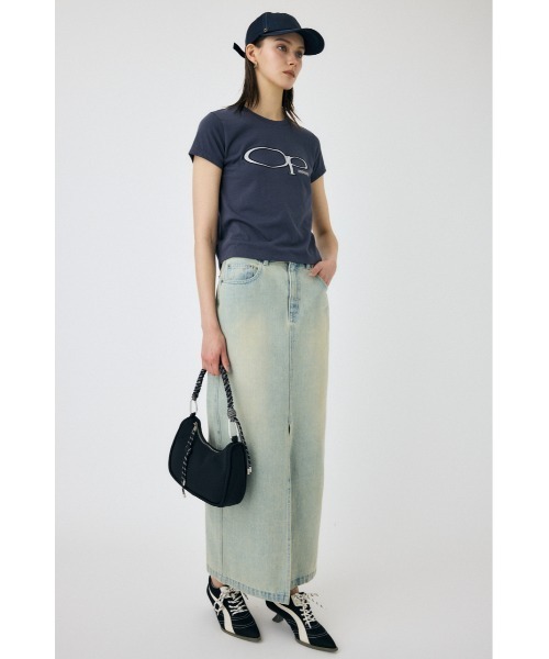 MOUSSY（マウジー）の「OP OVAL MARK Tシャツ（Tシャツ/カットソー・レディース・オフホワイト/レッド/ネイビー・FREE）」の5枚目の写真