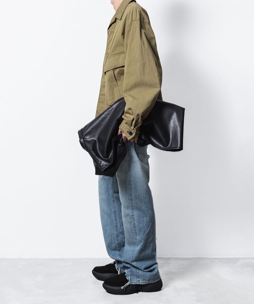 VEIN (ヴェイン)の「13OZ デニム ブーツカット トラウザーズ / 13OZ DENIM BOOT CUT TROUSERS(デニムパンツ・メンズ・ライトインディゴブルー/ダークブラウン/ブラック・1/2/3)」の5枚目の写真